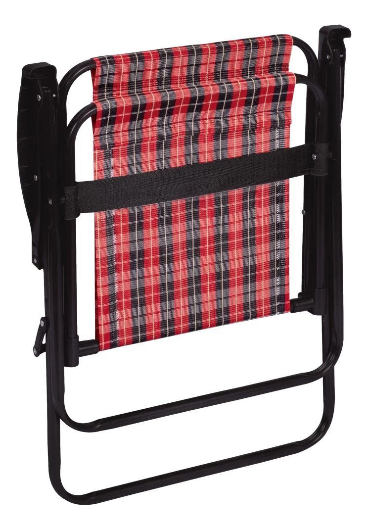 Kit Vermelho / Preto Caixa Térmica Cooler 34 L + 2 Cadeiras