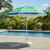 Guarda Sol De Praia Caribe - 180cm Praia Piscina Parque Fácil De Transportar E Instalar Sendo Um Item Versátil Para Usar Em Diferentes Ambientes.