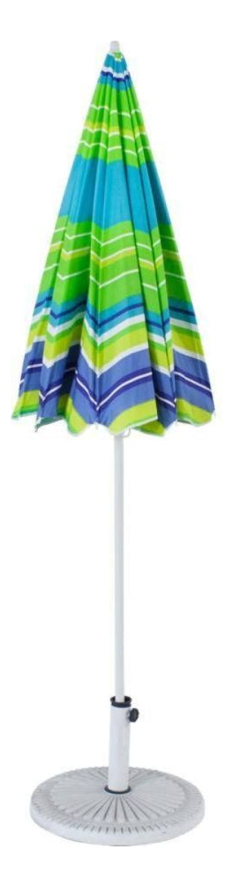 Guarda Sol De Praia Caribe - 180cm Praia Piscina Parque Fácil De Transportar E Instalar Sendo Um Item Versátil Para Usar Em Diferentes Ambientes.
